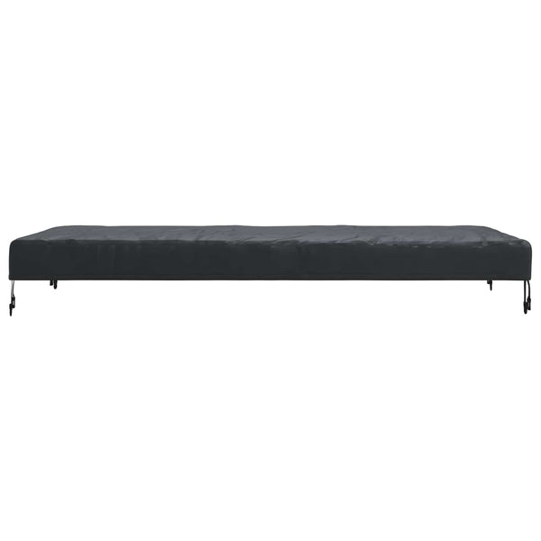 Schwarze Tischdecke 82 x 182 cm