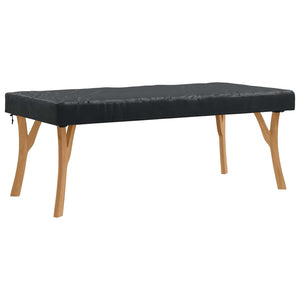 Schwarze Tischdecke 82 x 182 cm