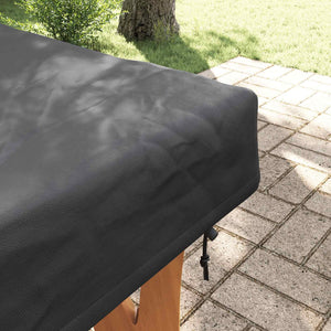 Schwarze Tischdecke 102x182 cm