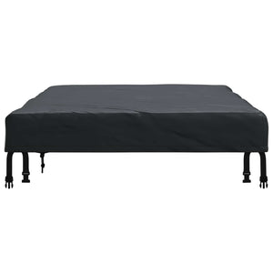 Schwarze Tischdecke 102x182 cm
