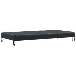 Schwarze Tischdecke 182x102 cm