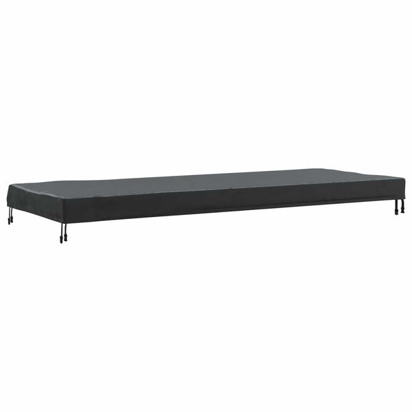 Schwarze Tischdecke 102x262 cm