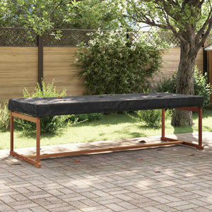 Schwarze Tischdecke 262x102x15cm