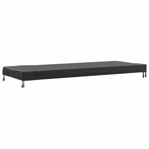 Schwarze Tischdecke 262x102x15cm