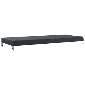 Schwarze Tischdecke 262x102x15cm
