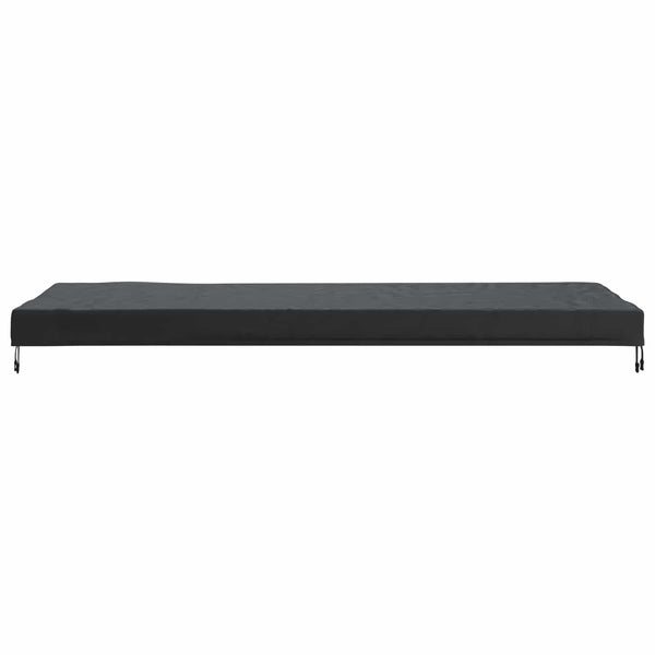 Schwarze Tischdecke 262x102x15cm