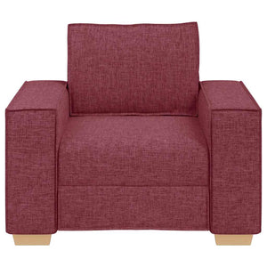 Weinroter Stoff Sofa Sessel 100 cm