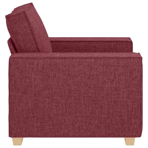Weinroter Stoff Sofa Sessel 100 cm