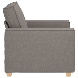 Taupe Stoff Sofa Sessel
