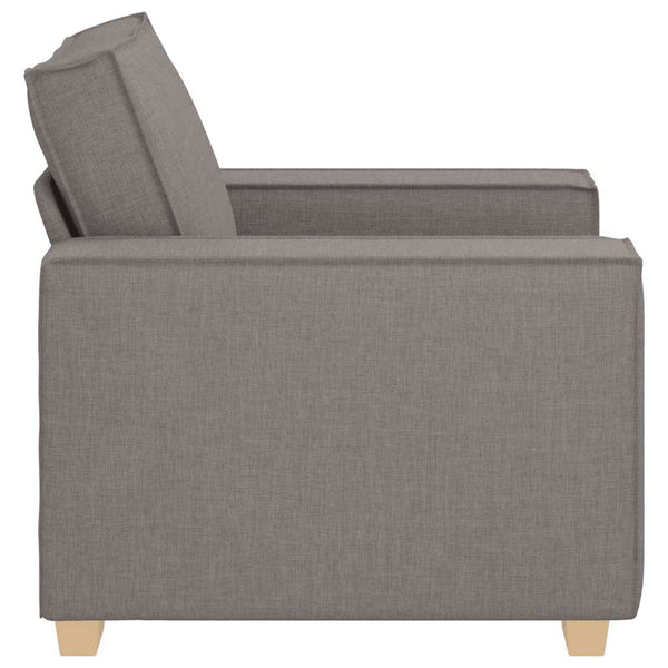 Taupe Stoff Sofa Sessel