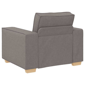 Taupe Stoff Sofa Sessel