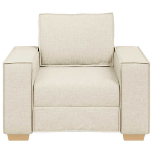 Leinen Sofa Sessel 100 cm