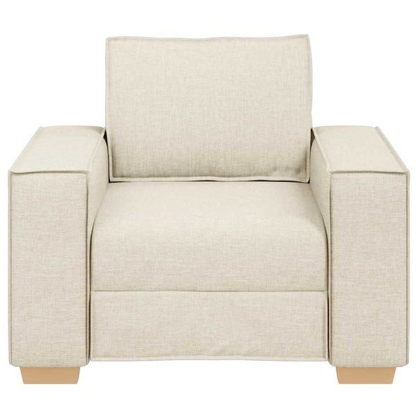 Leinen Sofa Sessel 100 cm