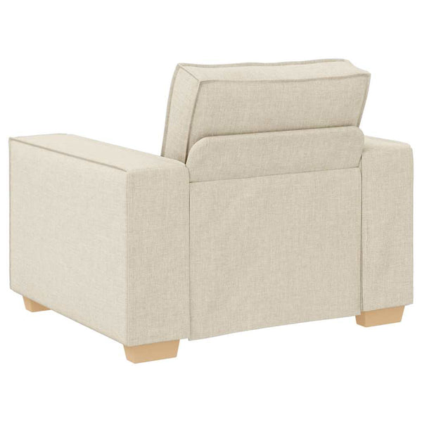 Leinen Sofa Sessel 100 cm