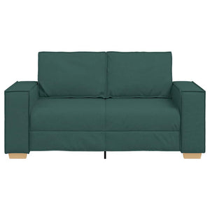2-Sitzer Sofa Dunkelgrün Stoff 160cm