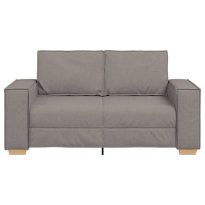 2-Sitzer Sofa Taupe Stoff 160 cm