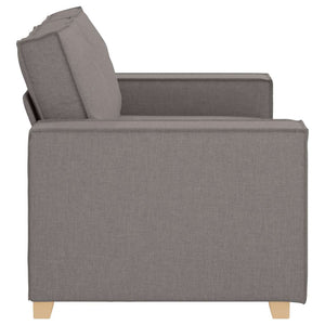 2-Sitzer Sofa Taupe Stoff 160 cm