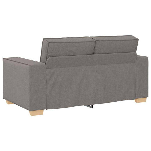 2-Sitzer Sofa Taupe Stoff 160 cm