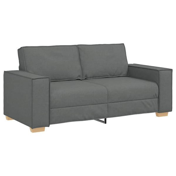 vidaXL Canapé 2 places Gris foncé 180x78x84 cm Tissu