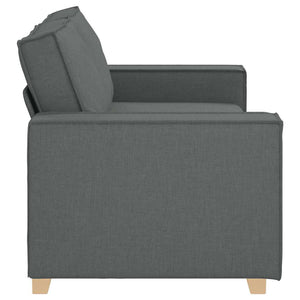 vidaXL Canapé 2 places Gris foncé 180x78x84 cm Tissu