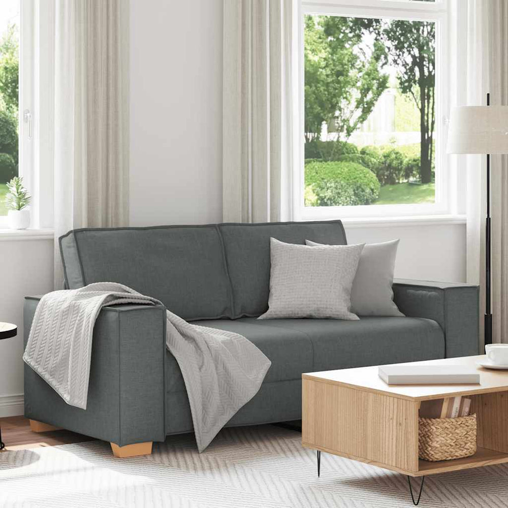 Dunkelgraues 2-Sitzer Sofa