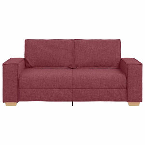 2-Sitzer Sofa Weinrot Stoff 180 cm