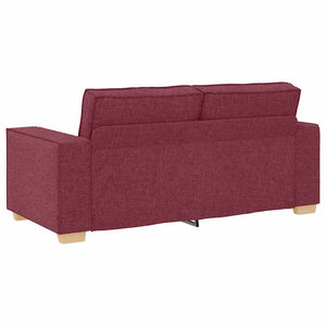 2-Sitzer Sofa Weinrot Stoff 180 cm
