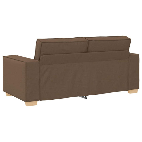 vidaXL Canapé 2 places Marron 180x78x84 cm Tissu