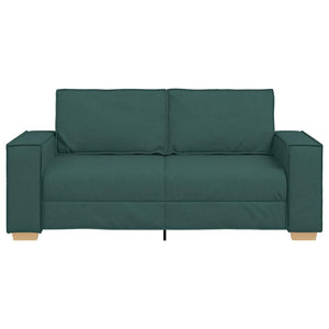 vidaXL Canapé 2 places vert foncé 180x78x84 cm Tissu