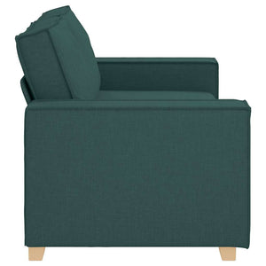 vidaXL Canapé 2 places vert foncé 180x78x84 cm Tissu