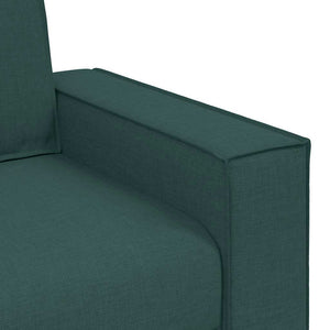 vidaXL Canapé 2 places vert foncé 180x78x84 cm Tissu