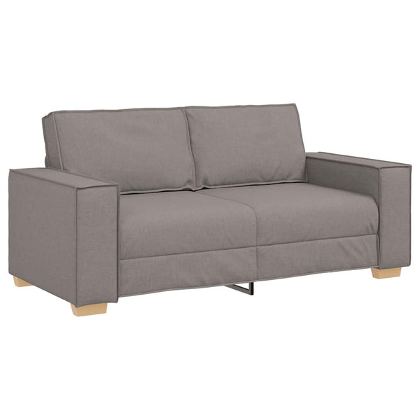2-Sitzer Sofa Taupe Stoff 180 cm
