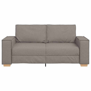 2-Sitzer Sofa Taupe Stoff 180 cm