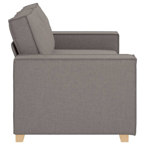 2-Sitzer Sofa Taupe Stoff 180 cm