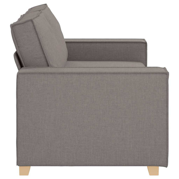 2-Sitzer Sofa Taupe Stoff 180 cm