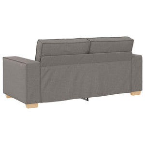 2-Sitzer Sofa Taupe Stoff 180 cm