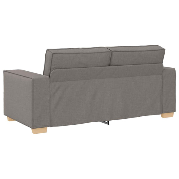 2-Sitzer Sofa Taupe Stoff 180 cm