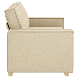 2-Sitzer Sofa Creme Stoff 180 cm