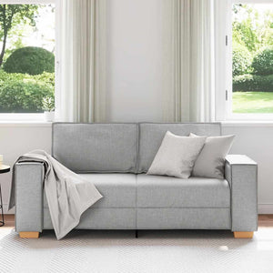 2-Sitzer Sofa Wolkengrau Stoff 180 cm