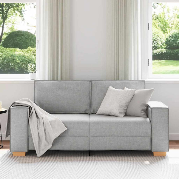 2-Sitzer Sofa Wolkengrau Stoff 180 cm