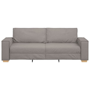 3-Sitzer Sofa Taupe Stoff 180 cm
