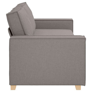 3-Sitzer Sofa Taupe Stoff 180 cm
