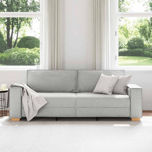 3-Sitzer Sofa Wolkengrau Stoff 220 cm