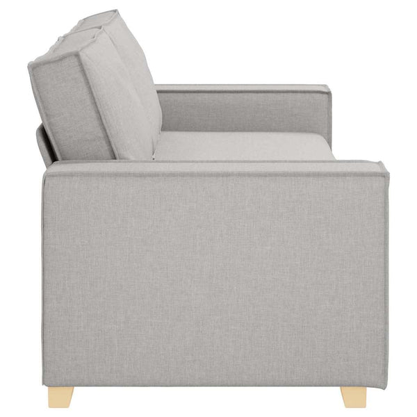 3-Sitzer Sofa Wolkengrau Stoff 220 cm