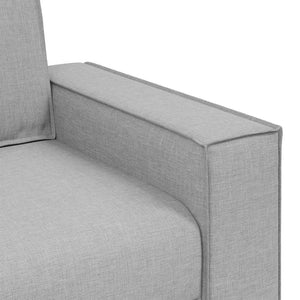 3-Sitzer Sofa Wolkengrau Stoff 220 cm