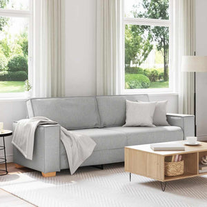 3-Sitzer Sofa Wolkengrau Stoff 220 cm