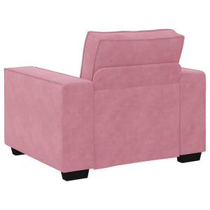 vidaXL Fauteuil rose 100x78x84 cm velours