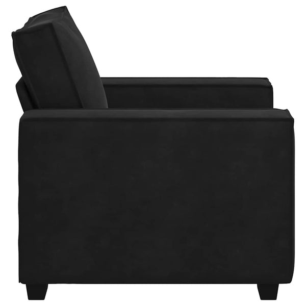 vidaXL Fauteuil noir 100x78x84 cm Velours
