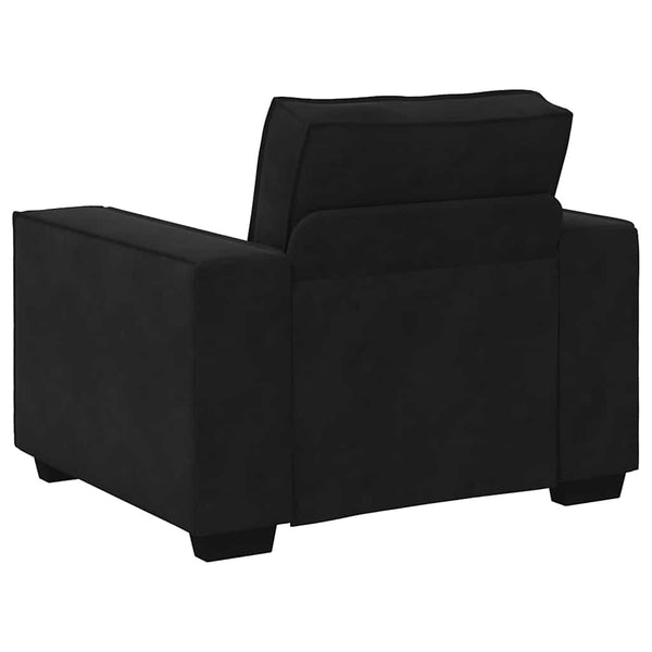 vidaXL Fauteuil noir 100x78x84 cm Velours