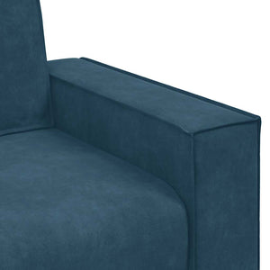 vidaXL Fauteuil bleu 100x78x84 cm Velours